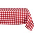 Design Imports 60 x 120 in. Red Check Outdoor Tablecloth CAMZ36777